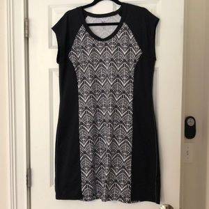 Title Nine black and white dress